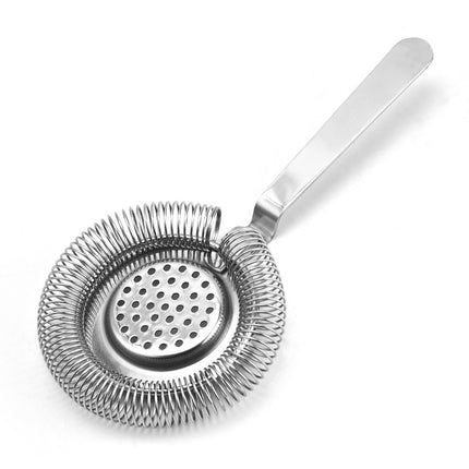 European Hawthorne Wine Ice Filter 304 Stainless Steel Grid Filter Boston Ice Strainer