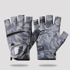 Half finger—grey camouflage / M [women's/men's is too small]