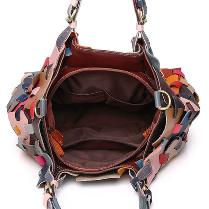 Leather Woven Bag / Sac Tressé Cuir
