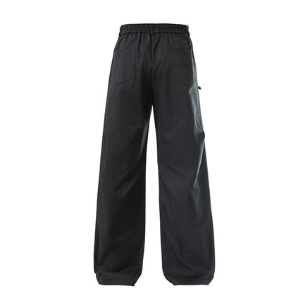 2025 Summer New Men's Pants Drape Casual Pants Loose Straight Simple Cargo Pants Foreign Trade New Long Pants Men