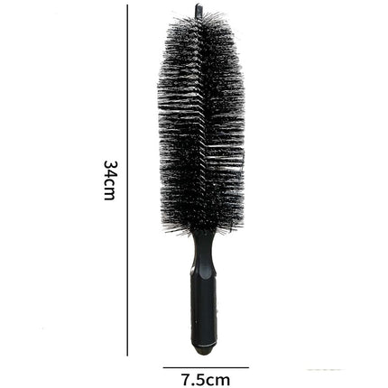 Car Tire Brush Wheel Brush Car Wash Brush Tire Brush Household Cleaning Wheel Special Soft Wool Steel Ring Brush