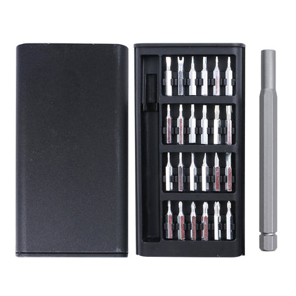 24-in-one screwdriver suit tool precision maintenance multifunctional 25-in -1 special-shaped S2 batch head with magnetic attraction screwdriver