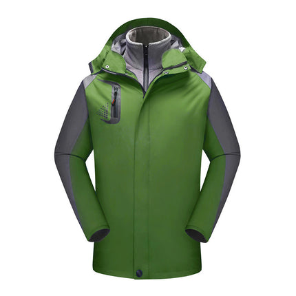 Three-in-one detachable assault clothing logistics express auto repair overalls cold-resistant custom printing logo