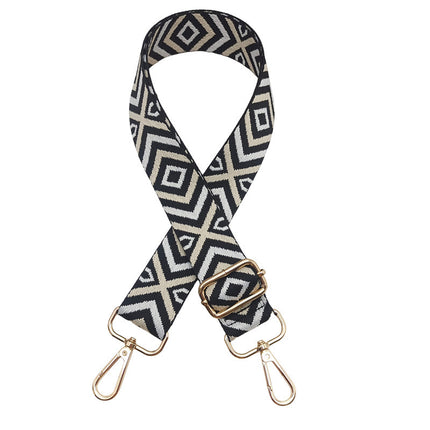 Wholesale Rhomboid Bag Strap Lightweight Luxury All-match Women's Bag Strap Adjustable Shoulder Crossbody Bag Shoulder Strap Mobile Phone Strap