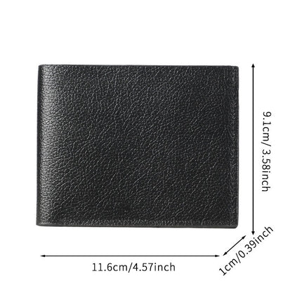 Cross-Border Supply Pu Leather Multifunctional Short Men's Wallet Fashion Foreign Trade Hot-Selling Card Holder Men's Wallet