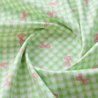 Cloth width 1.6m x 1.0m price / Green plaid bow
