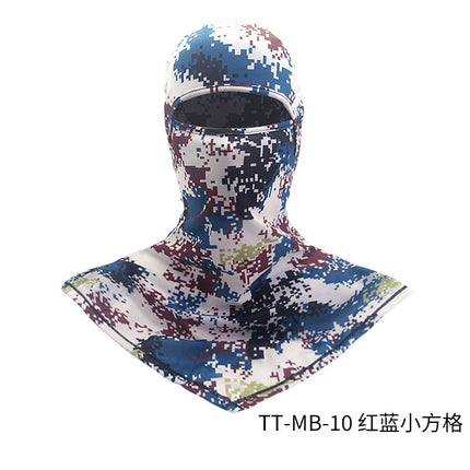 Summer Fishing Full Face Sun Protection Mask Outdoor Dustproof and Anti-Uv Hood Breathable Quick-Drying Sweat-Absorbent Cycling Hood