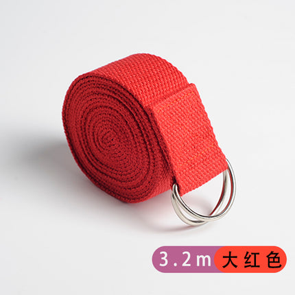 Yoga training belt stretch belt multifunctional yoga rope belt 3.2 meters long yoga stretch auxiliary non-elastic