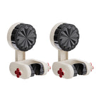 Powerful suction cup shower holder / Luxurious black 2-pack [angle adjustable + quick installation]