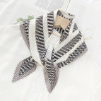 L024-125-04 white / 70cm wrinkled square towel