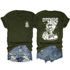 Army green front chest (white color picture) / S