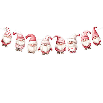 Amazon New Product Party Supplies Christmas Flag Set Christmas Garland Banner Venue Decoration