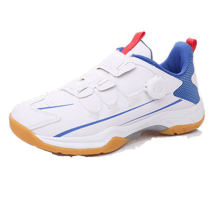 Men's Shoes, Sports Shoes, Running Tendon Soles, Non-Slip, Wear-Resistant, Rotating Buttons, No Laces, Adult Slip-On Shoes