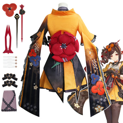 Original God cos clothing Thunder cutting Jinshi Qianzhi cosplay costume secondary anime role-playing costume