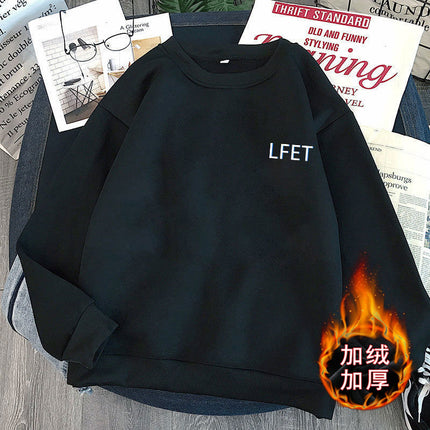 Long-Sleeve T-Shirt for Men, Spring 2024 Trendy Brand, Ins-Style Youth Sweatshirt, Men's Autumn and Winter Base Shirt, Hong Kong Style Fashion