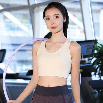 Sports Underwear Women's Fitness Running Vest with Chest Pad Backless Fitness Suit Autumn Fashion Yoga Bra