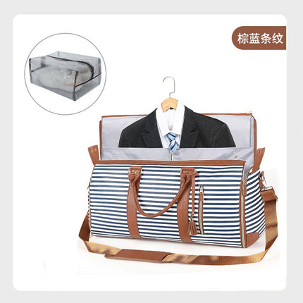 Foreign trade new ladies folding suit travel bag multi-functional storage bag large capacity large PU hand luggage bag