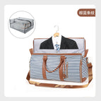 0528 upgraded version sapphire blue stripes + toiletry bag
