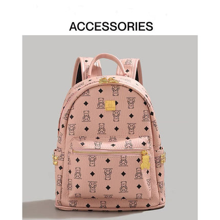 [2025 New Model] Cute Bear Backpack for Women, Large Capacity Commuter Bag, Student Backpack, Trendy Bag