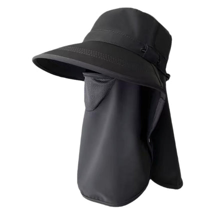 Multi-Directional Sun Hat, Breathable Face Mask, Neck Protection, Integrated Sun Hat, Anti-Uv Outdoor Sun Hat for Women, Summer