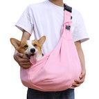Cat bag slung 65*30*80CM / Pink buckle adjustable pet bag