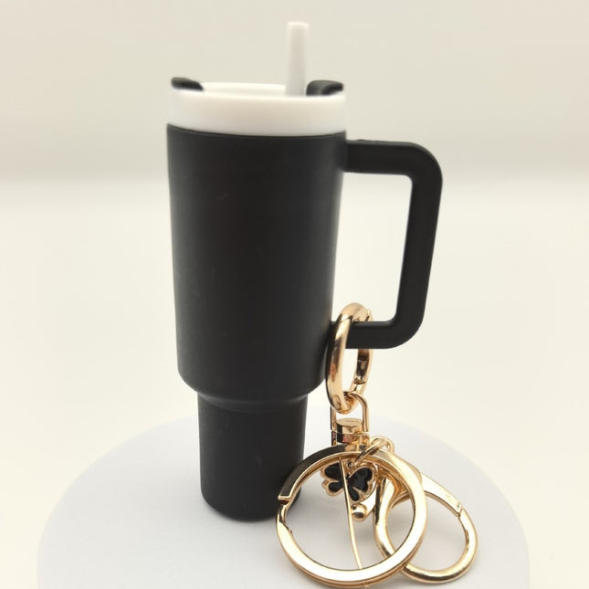 New detachable mini Stanley keychain Stanley ice cup butterfly with straw outdoor portable