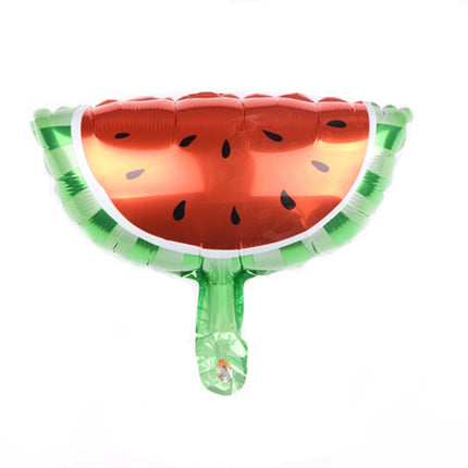 Large Fruit Shape Aluminum Film Balloon Hawaiian Style Glasses Fruit Birthday Party Party Decoration Balloon