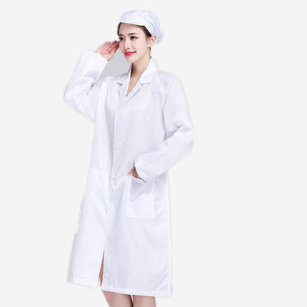 Anti-static clothing, lab coat, blue and white dust-free clothing, dust-free clothing, electric work clothing, dust-proof clothing, yellow electrostatic clothing, work uniform