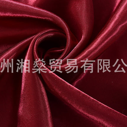 2025 new products home decoration living room bedroom modern simple multi-color optional five beauty satin bottom yarn finished curtain fabric