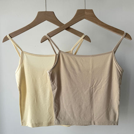 2024 summer new pure desire suit women's top camisole skirt three-piece set