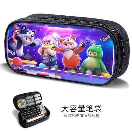 New Yuanmeng Star Pencil Bag Game Peripheral Junior High School Student Internet Celebrity Stationery Bag Kindergarten Cute Pencil Box