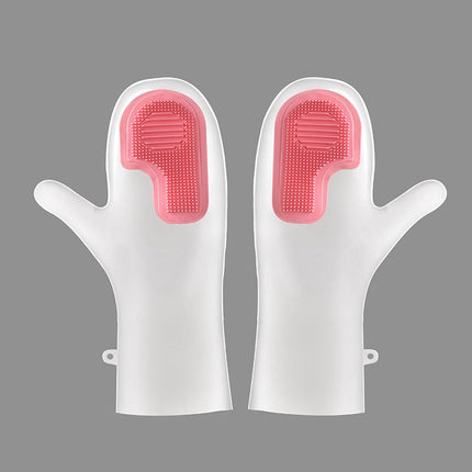 New multifunctional magic brush housework dishwashing gloves kitchen cleaning brush bowl waterproof durable waterproof non-slip wholesale