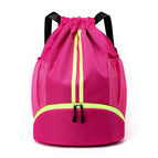 25 / Bottom shoe compartment/dry and wet separation/rose red