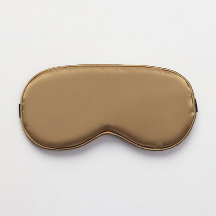 Cross-Border Eye Masks in Stock, Double-Sided Imitation Silk Sleep Wholesale, Blackout for Nap, Travel, Aviation, Full Blackout Eye Protection