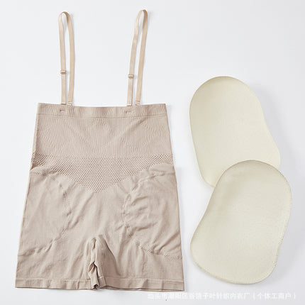 Cross-Border Fake Butt, High-Waisted Sponge Pad, Butt Lift, Body Shaping, Anti-Exposure, Safety Tummy Control Pants, Crotch and Buttocks Enlargement Artifact