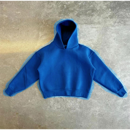 Autumn European and American Cross-border Casual Simple Couple Fashion Hoodie Sweatshirt Solid Color Loose Sweatshirt Sweatshirt
