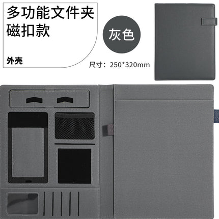 Multifunctional Document Information Booklet, Information Folder, Leather Manager Folder, Single Book
