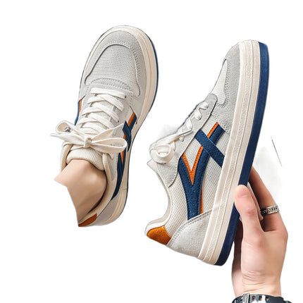 Men's Shoes 2024 New Autum Breathable Mesh Forrest Gump Flat Shoes Heightening Canvas Shoes Sports Casual Trendy Shoes