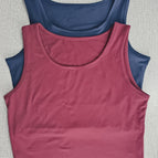 Navy blue, dark red / S