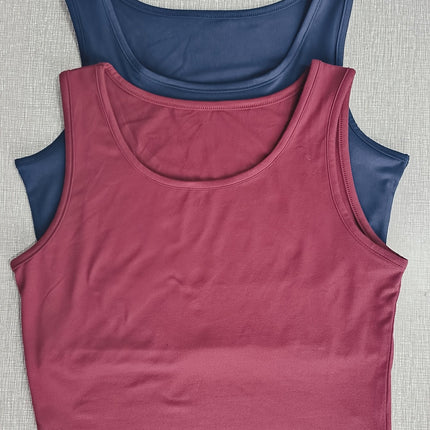2 Women's Sports Casual Vests Sleeves Tops Cross-Border Dropshipping