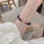 G16 strawberry crystal obsidian bracelet