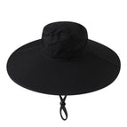 Light plate bucket hat-black
