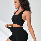 Black suit (bra + shorts) / S