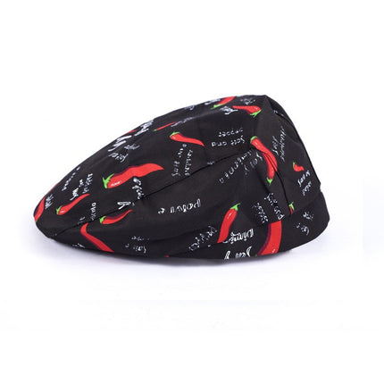 Chef Work Clothes Hat Male Waiter Beret Female Peaked Cap Hotel Workwear Hotel Catering Forward Hat
