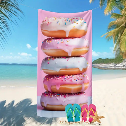 Cross-border Beach Towel Quick-drying Absorbent Beach Towel Microfiber Digital Printing Bath Towel Adult Amazon Plus