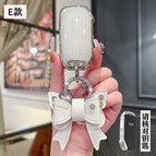 Kia E-Smart 3 Key [Crystal White Single Shell] Bow Diamond Buckle