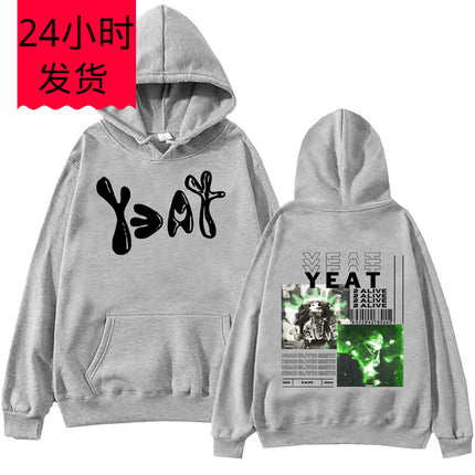 Yeat 2093 Hoodie Harajuku Hip Hop Pullover Tops Sweatshirt m