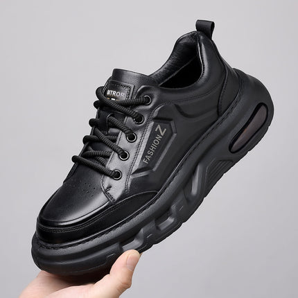 2026 New Men's Casual Shoes with Thick Soles, Height-Increasing Sports Shoes, Trendy Versatile Air-Cushioned Sneakers for Men with a High-End Feel