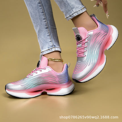 Breathable Running Shoes for Men and Women, Marathon Popcorn Shock-Absorbing Running Shoes, Youth Fashion Casual Shoes, Sports Shoes