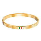 6mm gold red green glue